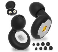 DaSpeed Tappi per Orecchie Antirumore, Comfort Leggero, Ear Plugs Riutilizzabili, per Concerti e Festival, Eventi dal Vivo e Biblioteche, Sport, DJ, Moto e Movida (Nero, Taglia unica)