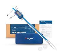 Dasqua 0-300mm Calibro digitale elettronico industriale,in acciaio inox,con ampio schermo LCD e custodia di stoccaggio Strumento di misura a spegnimento automatico,precisione 0,0005"/0,01mm