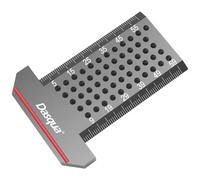 Dasqua 1804-5661 Righello con scala Lega di alluminio