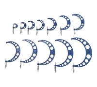 Dasqua 4111-8203 Kit micrometri con scala di controllo 0 - 300 mm DIN 863