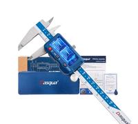 Dasqua Calibro Digitale Industriale 6"/150mm - Acciaio Inox, Schermo LCD Ampio, Custodia, Spegnimento Automatico, Precisione 0,02mm
