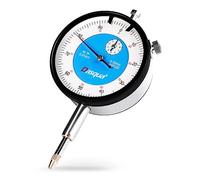 Dasqua Comparatore Centesimale 0-10mm - Indicatore Centesimale Calibro 0.01mm, Precisione Elevata, Comparatore Metrica Professionale con Coperchio Posteriore