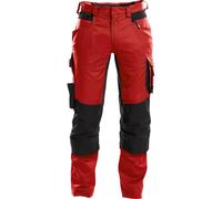 Dassy Arbeitconit Stretch e tasche per ginocchiere Dynax PESCO41 Rosso/Nero 44