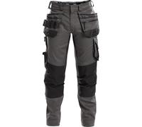 Dassy Arbeitshose wit Stretch, tasche per fondina e tasche per ginocchiere FLUX PESCO41 Anthrazitgrigio/nero 42