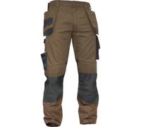 Dassy Arbeitshose wit tasche per fondina e ginocchiere Magnetic PESCO63 Clay brown/Anthracitgrey 62