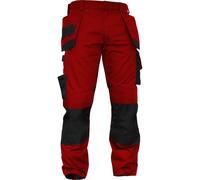 Dassy Arbeitshose wit Tasche per fondina e ginocchiere Magnetic PESCO63 Rosso/Nero 56/Kurz