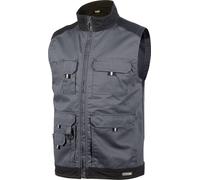 Dassy Faro PESCO61 gilet estivo bicolore grigio cemento/nero S