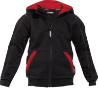 Dassy Felpa con cappuccio wit zip lungarschluss Watson Kids COPES80 Nero/Rosso 146/152