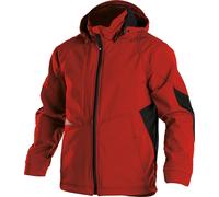 Dassy Giacca softshell Gravity PES21 rosso/nero XXL