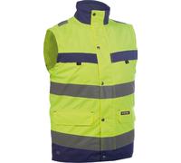 Dassy Gilet ad alta visibilità Bilbao PES70 Neongiallo/blu scuro XL