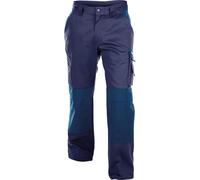Dassy Lavoro bicoloreitpantaloncini conit tasche per ginocchiere Boston PESCO64 Blu scuro/Kornblu 50/Kurz