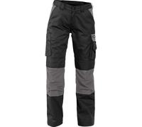 Dassy Lavoro bicoloreitpantaloncini conit tasche per ginocchiere da donna Boston Donna PESCO61 Nero/Grigio cemento 50