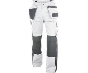 Dassy Lavoro bicoloreitshose conit tasche per fondina e tasche per ginocchiere Seattle PESCO61 Bianco/grigio cemento 42