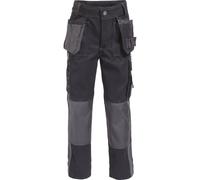 Dassy Lavoro bicoloreitshose wit tasche a fondina Seattle Kids PESCO61 nero/grigio cemento 140