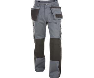Dassy Lavoro bicoloreitshose wit tasche per fondina e tasche per ginocchiere Seattle PESCO61 Grigio cemento/nero 50/Kurz