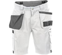 Dassy Lavoro bicoloreitsshorts wit Tasche a fondina Monza PESCO61 Bianco/grigio cemento 50