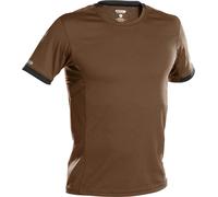 Dassy Maglietta Nexus PES04 Marrone argilla/Antraciteitgrigio 3XL