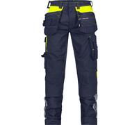 Dassy Pantaloni a vita elasticizzati arbeitshose Mit Tasche per fondina e ginocchiere Shanghai 52/Kurz