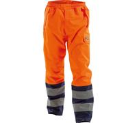Dassy Pantaloni antipioggia ad alta visibilità Sola PES70 Neonarancio/blu scuro 3XL