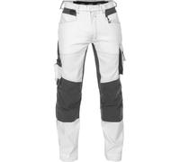 Dassy Pantaloni da pittore conit Stretch e tasche per ginocchiere Dynax Painters PESCO41 Bianco/Anthracitgrigio 42