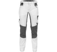 Dassy Pantaloni da pittore wit Stretch per donna Helix Painters Donna PESCO41 Bianco/Anthracitgrigio 34