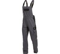Dassy Salopette bicolore da lavoroitCalais PESCO61 Grigio cemento/nero 58/Kurz