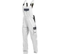Dassy Salopette da lavoro bicoloreitCalais PESCO61 Bianco/grigio cemento 50/Kurz