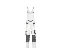 DASSY Tronix Painters DASSY Tronix Painters Cotte con bretelle pittore elasticizzato e tasche ginocchia - taglia 42 - bianco/grigio antracite
