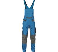 Dassy Workitsalopette conit tasche elasticizzate e ginocchiere Tronix PESCO41 Blu azzurro/Anthracitgrigio 44