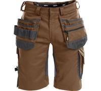 Dassy Workitsshorts wit Stretch e tasche a fondina Trix PESCO41 Clay brown/Anthracitgrey 44