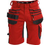 Dassy Workitsshorts wit Stretch e tasche a fondina Trix PESCO41 Rosso/Nero 42