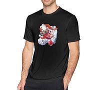 Dastardly And Muttley - Maglietta a Maniche Corte da Uomo con Scollo Rotondo, Nero, 3XL