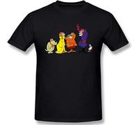 Dastardly And Muttley Mens Fashion Casual Basic Short Sleeve T-Shirts Size L