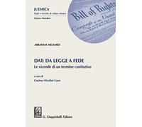 Dat: da legge a fede. Le vicende di un termine costitutivo