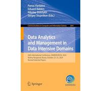 Data Analytics and Management in Data Intensive Domains: 26th International Conference, Damdid/Rcdl 2024, Nizhny Novgorod, Russia, October 23-25, 2024, Revised Selected Papers