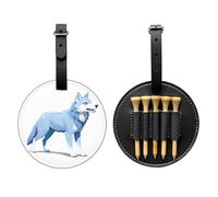 Data Breach Wolf - Borsa portaoggetti per tee da golf, design portatile, facile da organizzare