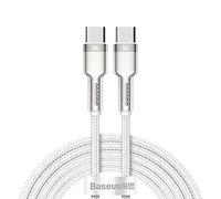 Cavo USB-C Cafule Metal 100W da 2 m - Bianco