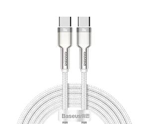 Data Cable Baseus Cafule USB-C to USB-C 2m White