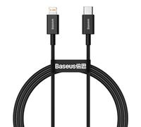 BASEUS - Cavo Di Ricarica E Trasferimento Usb-c-lightning 20w 1m, Nero - SPEDIZIONE GRATUITA
