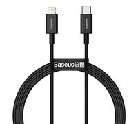 BASEUS - Cavo Di Ricarica E Trasferimento Usb-c-lightning 20w 1m, Nero - SPEDIZIONE GRATUITA