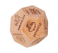 Data Cubo per le coppie - Dice Dice Food Decision Dice | Cena Cubo Food Dice, Incontri Dice in legno per il compleanno, Natale, San , Calze