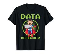 Data Defender Intelligenza Artificiale Supereroe AI Maglietta