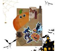 Data Di Halloween Con Un Libro | Halween Witch Date Con Un Libro | Card Horror Famata A Mano Per La Lettura Della Di Apprezzamento Degli Insegnanti Lettore