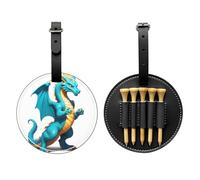 Data Dragon Firewall - Borsa portaoggetti per tee da golf, facile da trasportare e più efficiente per giocare a golf, colore: Nero