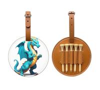 Data Dragon Firewall Brown Golf tee Storage Bag - facile da trasportare e più efficiente nel giocare a golf