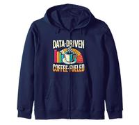 Data-Driven Coffee Lover Data Science Analisi dei Dati Divertente Felpa con Cappuccio