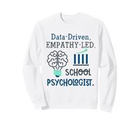 Data-Driven Empathy-LED School Psychologist Brain Graphic Felpa