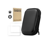 DATA FROG EVA Case for Miyoo R35S/R36S Game Console Protection Bag (With R36S Tempered Glass Film)