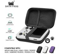 Data Frog per custodia R36S Borse per videogiochi retrò Custodia protettiva in EVA per RG35XX R35S Miyoo Mini Plus Borsa protettiva fondata