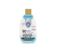Data Logger di Temperatura USB Monouso 90 Giorni PDF Data Logger Impermeabile Registratore di Temperatura per Trasporto Alimenti e Frutti di Mare